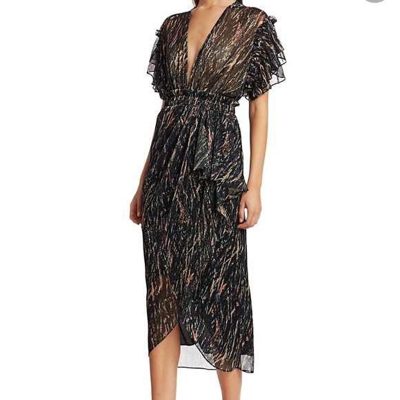 IRO Dresses & Skirts - IRO Gargas metallic print dress